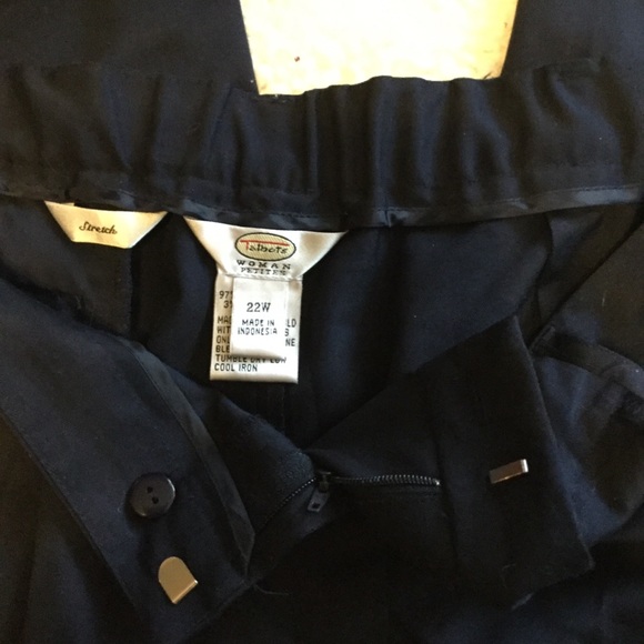 Talbots Petite Plus Navy Dress Pants - Picture 2 of 4
